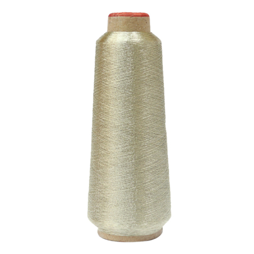 light golden beauty metallic yarn