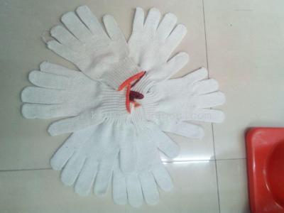 Working yarn line glove gloves white line flower line gloves