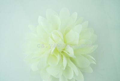 Monochromatic chiffon pointed Lotus Flower corsage Flower hat accessories