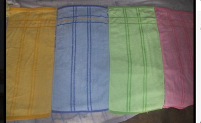 Plain stock double towel