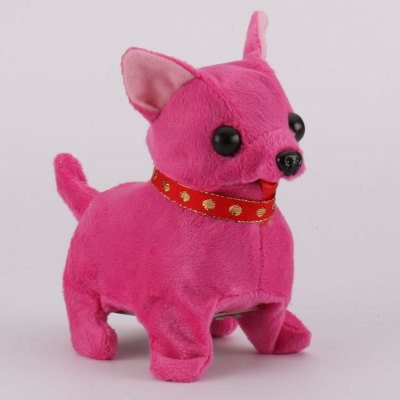 Manufacturers wholesale electric toy dog simulation electric chihuahua doll, miniature plush dog toys