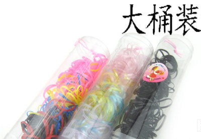 Disposable small rubber band Korean version is not easy to break black hair ring hair rope