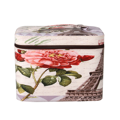 Iron tower acacia european-style retro make-up bag super-capacity jewelry box for women fashion makeup collection bag