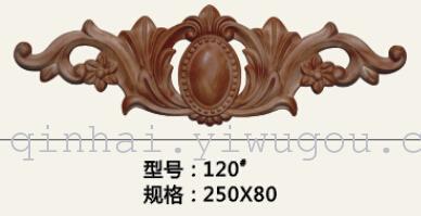 Plastic flower plate,carved panels, wood crafts, furniture fittings corsage Dongyang woodcarving craft