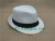 Summer Solid Color/Straw Hat Jazz Gift Hat Black Decorative Band Adult/Child Children Hat Wholesale