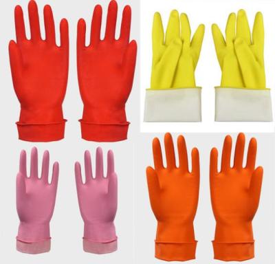 Foreign trade binary shop and other latex gloves multiple colors.