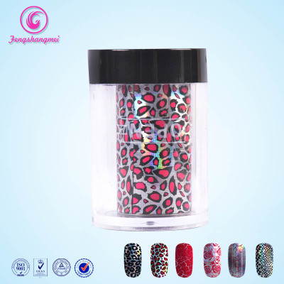 Latest best-selling bottled laser nail art stickers roll of paper stars paper transfer laser roll star stickers