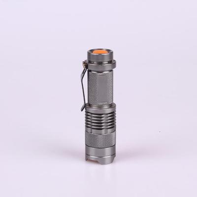 Mini zoom SK68 14500 battery light flashlight