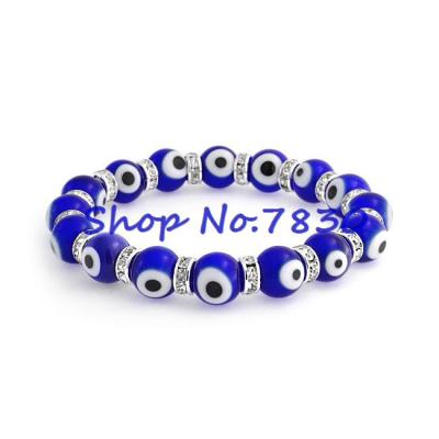 High quality sparkling evil eye bracelet wholesale