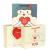 New cartoon cross gift bags exquisite love gift bag