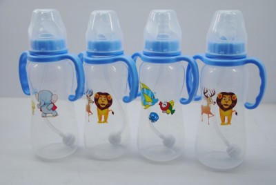 Baby bottle wholesale supply Baby PP standard caliber Baby bottle 300ml Baby bottle with straw