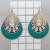 Teardrop-shaped drop earrings earrings Han Western fashion jewelry