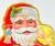 3D christmas Santa sticker