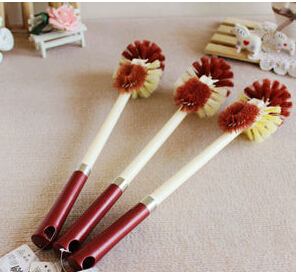 Double-Sided Strong Decontamination Toilet Brush Toilet Toilet Cleaning up the Body Side Dead Angle Cleaning Toilet Brush