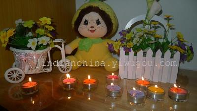 Special tea wax candle glass candlestick manufacturers selling