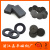Ferrite ring magnets manufacturers cutting motor black magnetic chips on a wafer of ferrite magnetic products