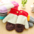 Lovely Rainbow plush gloves Rainbow Candy-colored warm padded plush female couples full finger gloves Q