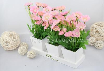 LP05204 Fake/Artificial Flower Suite Living Room Desktop Decorative Flower Set Creative Shelf Decoration