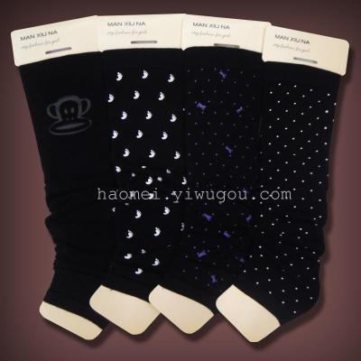 Combed cotton foot socks printing wholesale