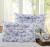 Zhiying blue and white cotton and cotton-filled cassia health pillow pillow soothe sleep