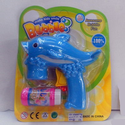 3939-1 suction plate mounted inertial bottles really color Dolphin bubble gun