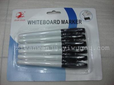 6 PCs blister card white board pen