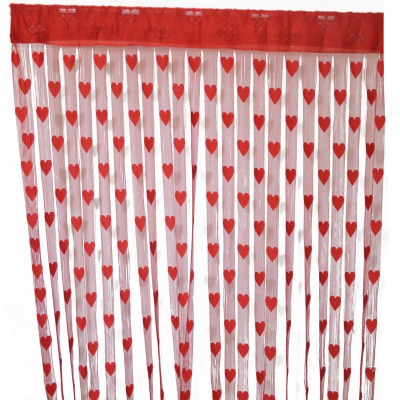 Partition decoration of the Wedding decoration heart door curtain