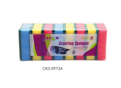 Sponge wipe Bubaijiebu serving piece of scouring pads OKS