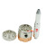 New direct - selling metal pipe cartridge clip grinder with handle 3 - layer zinc alloy cigarette grinder spot wholesale