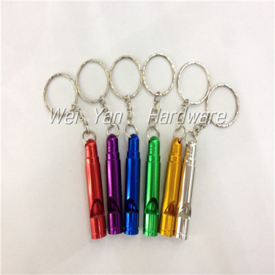 Aluminum bullet style whistles lifeguard whistle outdoor products