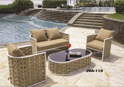 Leisure rattan sofa 2015 new Item sofa PE rattan sofa set