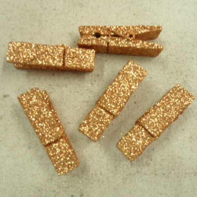 Wooden clip manufacturers direct supply color Wooden clip bright powder big Wooden clip gold powder Wooden clip