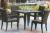 Leisure rattan 4 person dining table rattan outdoor garden furniture PE rattan chair