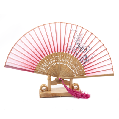 Chinese fan children type silk fan ancient style Japanese folding Fan Japanese craft fan female