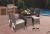 Leisure rattan table set   long table  1 table 4 chairs