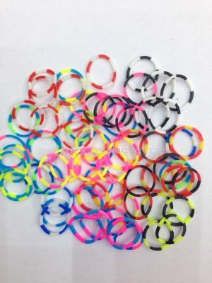 DIY Rainbow factory direct eight sections of colorful rubber bands rubber bands rubber band 200 mounted educational toys