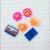 Mixed PVC headset button jewelry flower earphone earphones stuffed flowers buckle