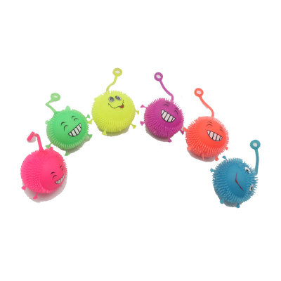 Four-color SEBS toy flash maomao ball