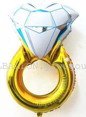 Wedding Balloons Diamond Aluminum Foil Balloon Decorative Helium Balloon