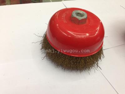 Wire wheel wool round wire brush factory outlet