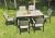 Casual wood-plastic tables and chairs wood table and chairs dining table