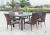 Leisure rattan furniture, rattan table/restaurant cafe tables and chairs/table