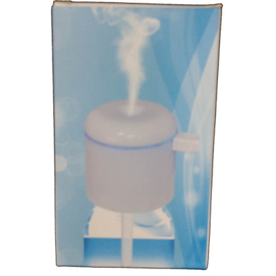 Small humidifier on a mineral water bottle humidifier