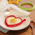 KM 1203 silicone egg shaped. love egg holder (3) as fried eggs