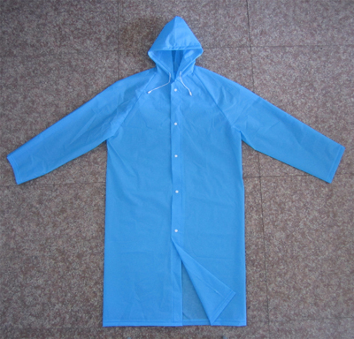 Environmentally friendly material EVA style long coats waterproof coats