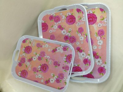 We have a double ear large tray, lace tray