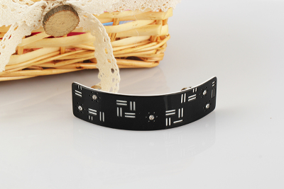 Fashion hot-selling hairpin, European and American top clip, black and white hair accessories