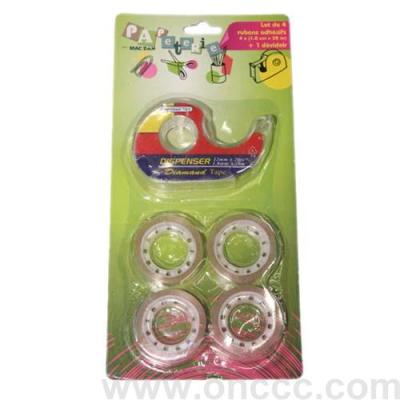 5Pc Stationery Adhesive Tape Suction Card
