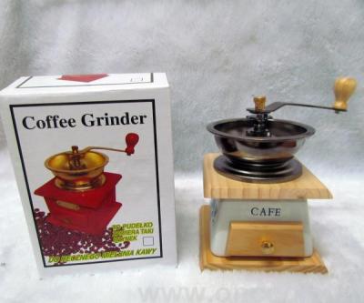 Wooden Ceramic Bean Coffee Coffee Grinder