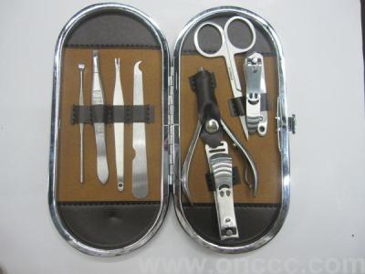 Serving iron patterned luxury beauty nail repair kit set of 8 A-03